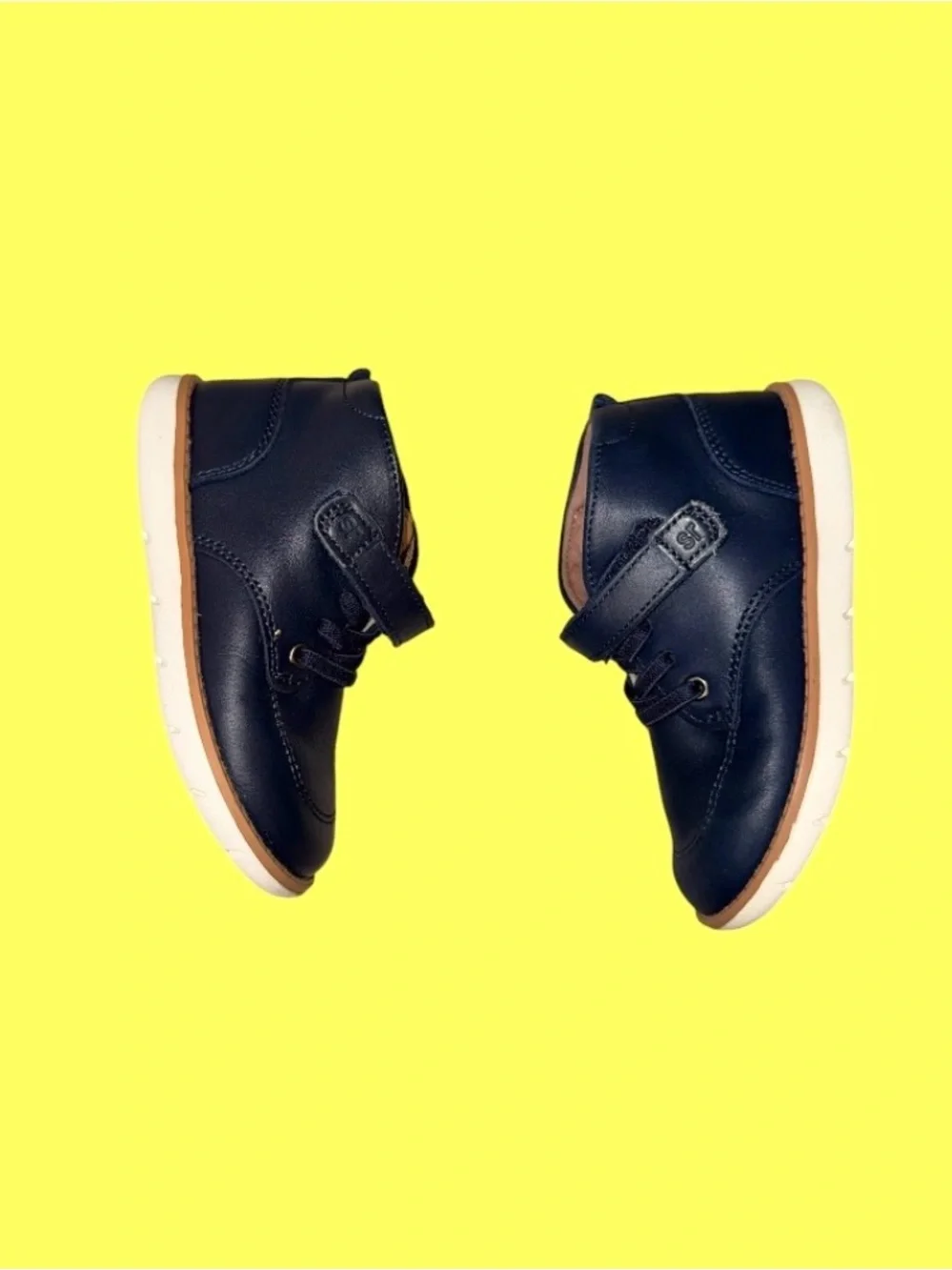 STRIDE Rite NAVY Leather SRTech Quinn Leather Boots boys shoes size 8